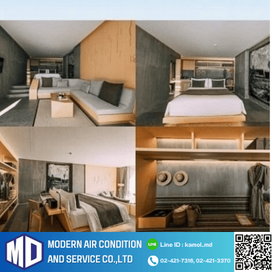 รับเหมาติดตั้งแอร์ในโรงแรม